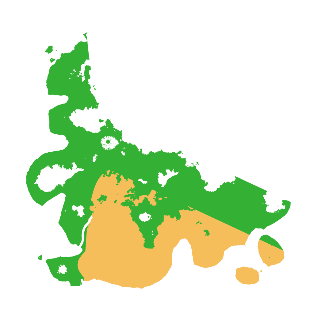 Biome Rust Map: Procedural Map, Size: 3200, Seed: 48129418