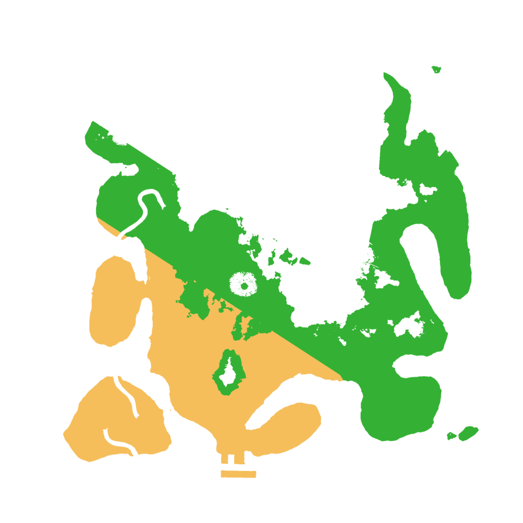Biome Rust Map: Procedural Map, Size: 3000, Seed: 1812424273