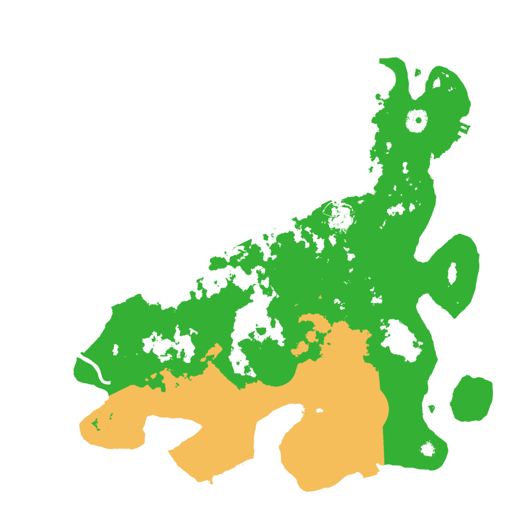 Biome Rust Map: Procedural Map, Size: 3500, Seed: 692820383