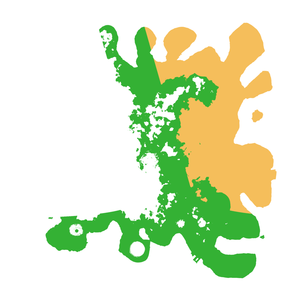 Biome Rust Map: Procedural Map, Size: 3500, Seed: 88391007