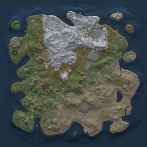 Thumbnail Rust Map: Procedural Map, Size: 3750, Seed: 877997383, 18 Monuments