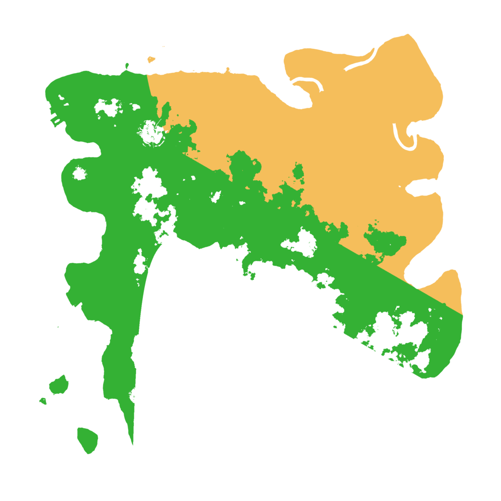 Biome Rust Map: Procedural Map, Size: 3500, Seed: 16969420