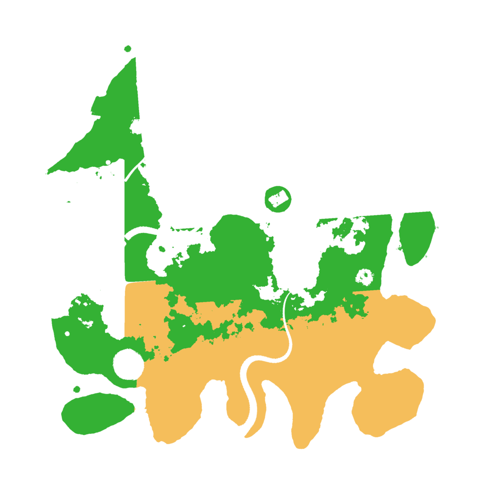 Biome Rust Map: Procedural Map, Size: 3000, Seed: 134567890