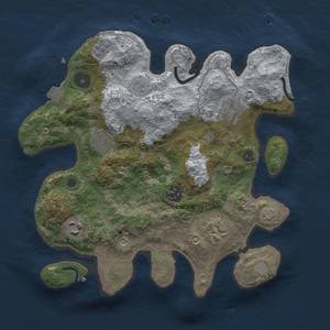 Thumbnail Rust Map: Procedural Map, Size: 3000, Seed: 134567890, 12 Monuments