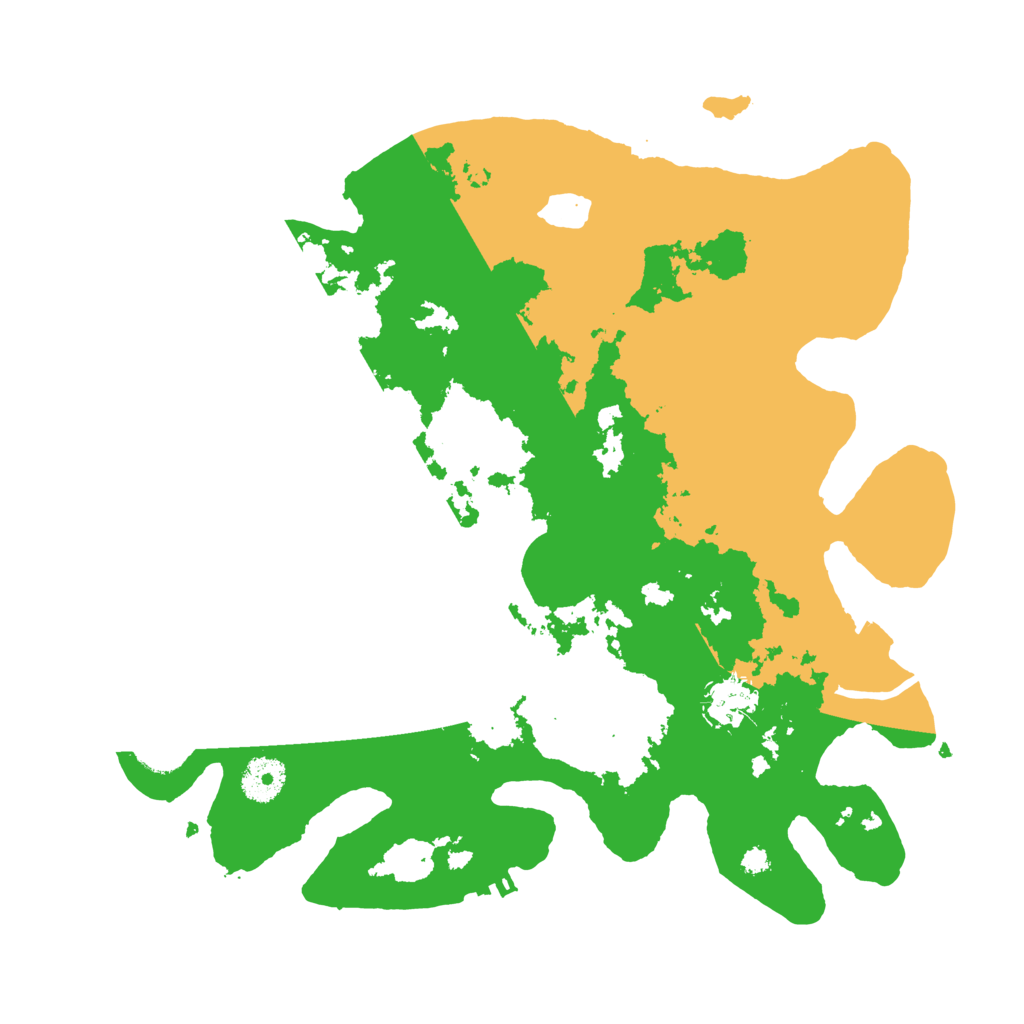 Biome Rust Map: Procedural Map, Size: 3500, Seed: 678519052