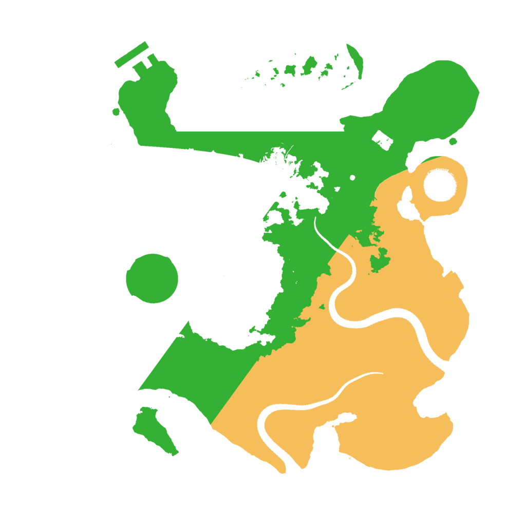 Biome Rust Map: Procedural Map, Size: 2850, Seed: 841961598