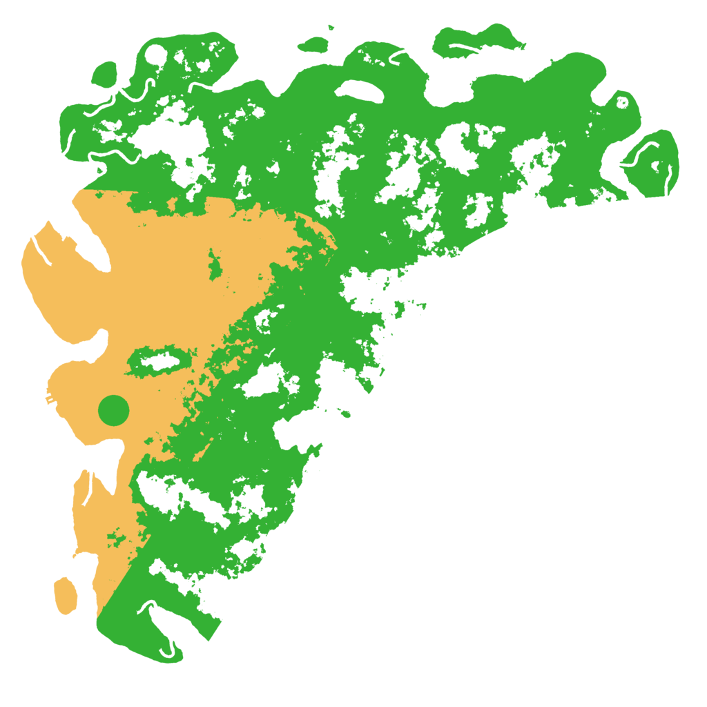 Biome Rust Map: Procedural Map, Size: 6000, Seed: 1717407803