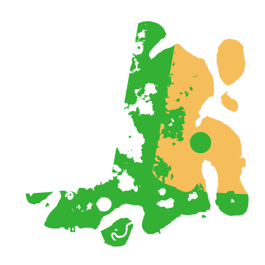 Biome Rust Map: Procedural Map, Size: 3300, Seed: 1199091686