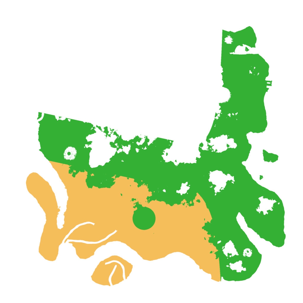 Biome Rust Map: Procedural Map, Size: 3500, Seed: 1846352348