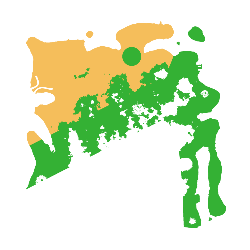 Biome Rust Map: Procedural Map, Size: 3500, Seed: 31124320
