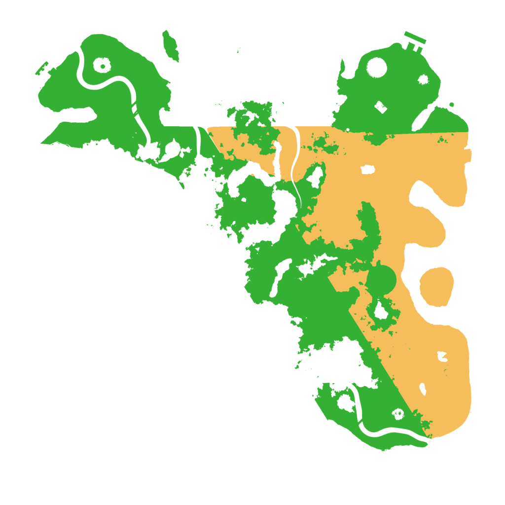Biome Rust Map: Procedural Map, Size: 4500, Seed: 69169