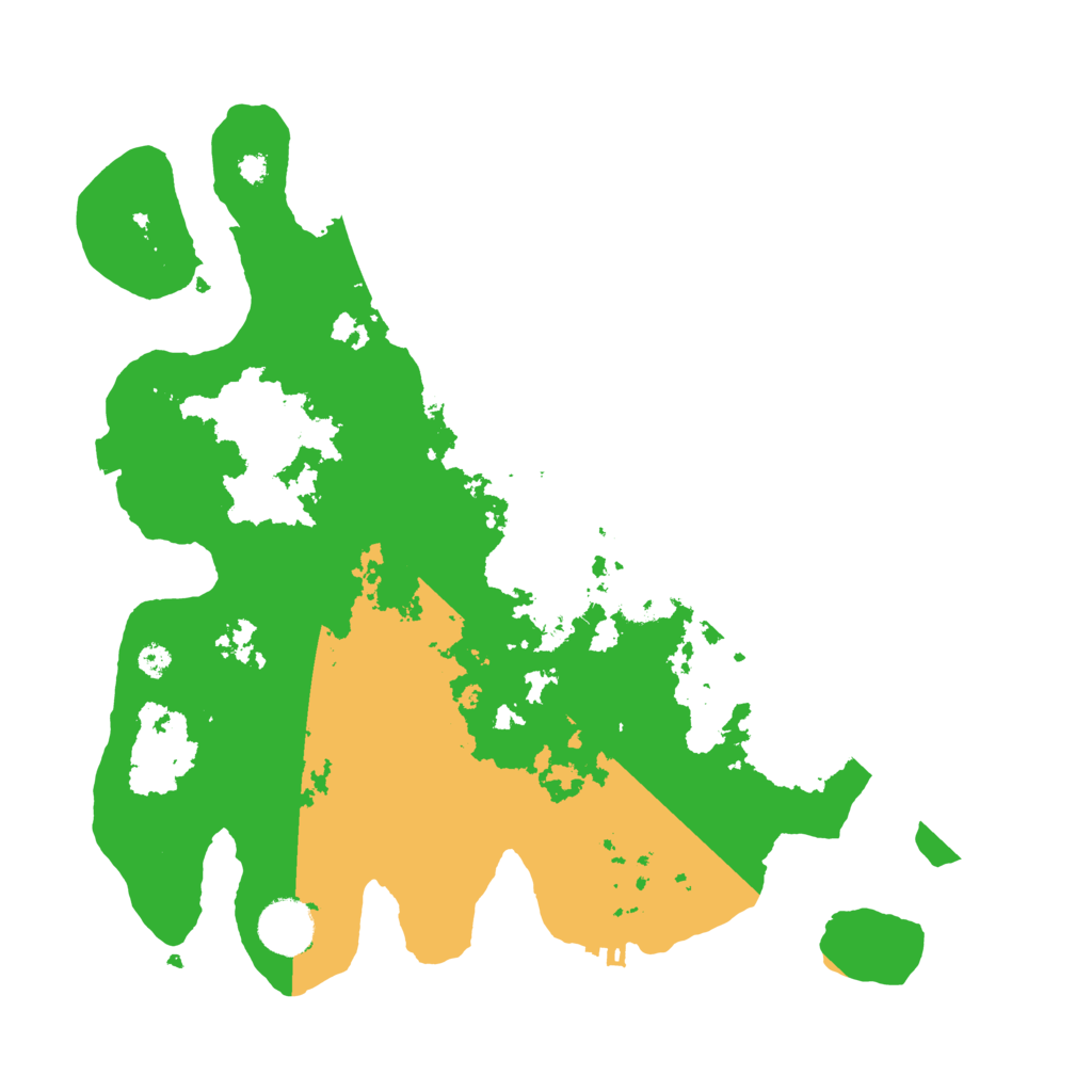 Biome Rust Map: Procedural Map, Size: 3500, Seed: 533861457