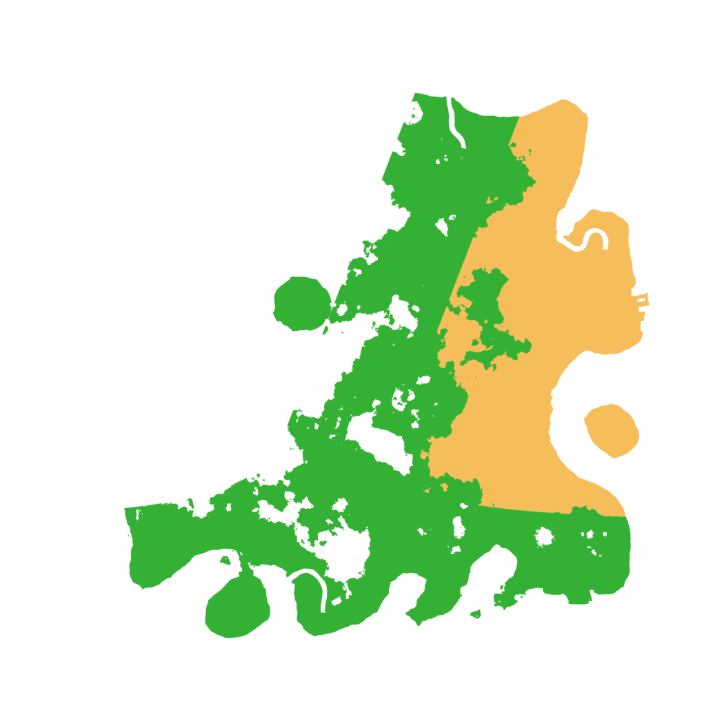 Biome Rust Map: Procedural Map, Size: 3500, Seed: 1956738990