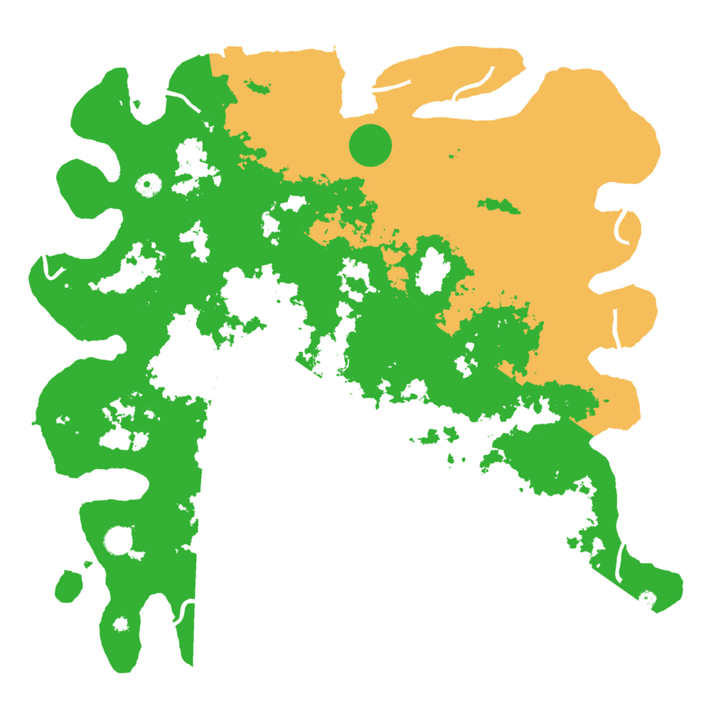 Biome Rust Map: Procedural Map, Size: 4500, Seed: 1250626154