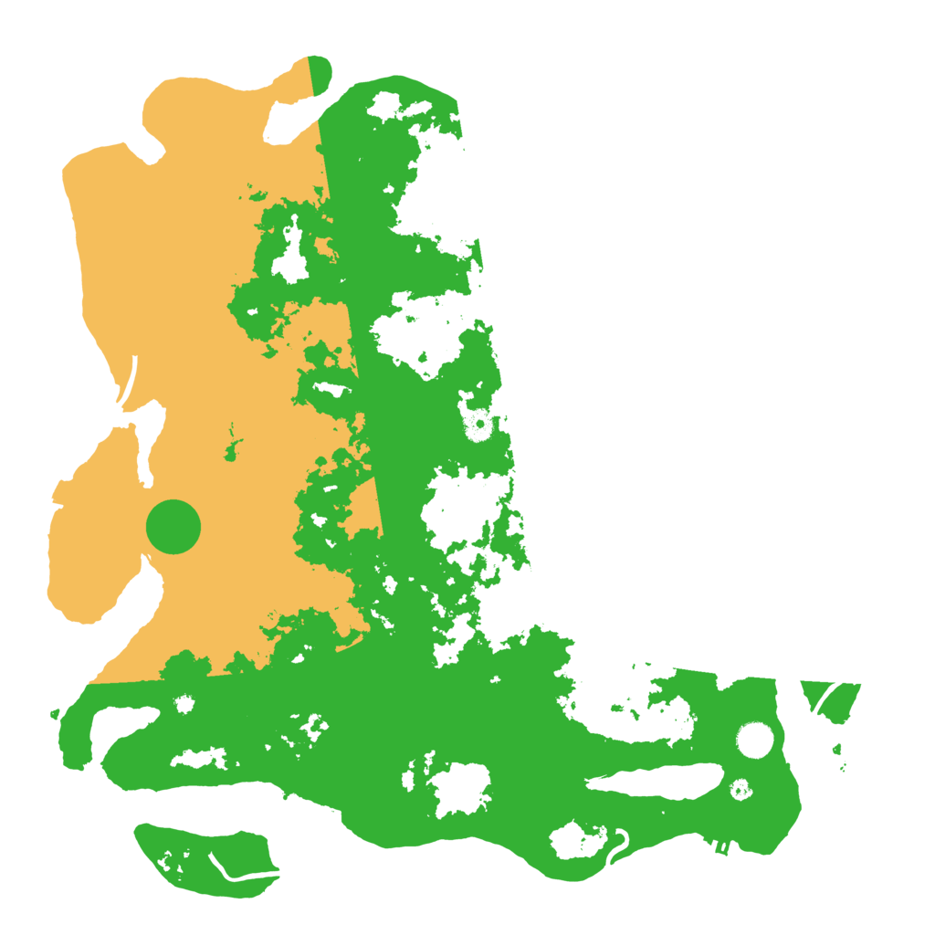 Biome Rust Map: Procedural Map, Size: 4500, Seed: 2368