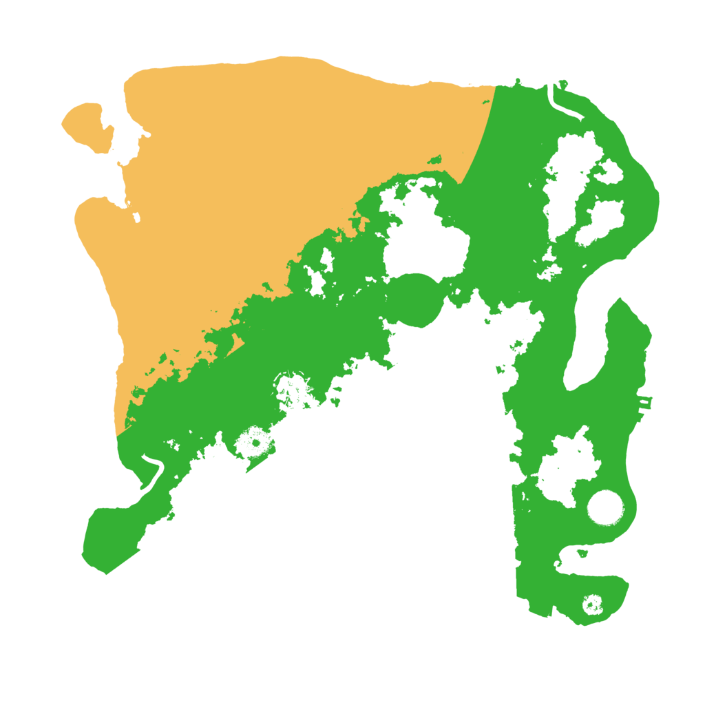 Biome Rust Map: Procedural Map, Size: 3500, Seed: 168763869