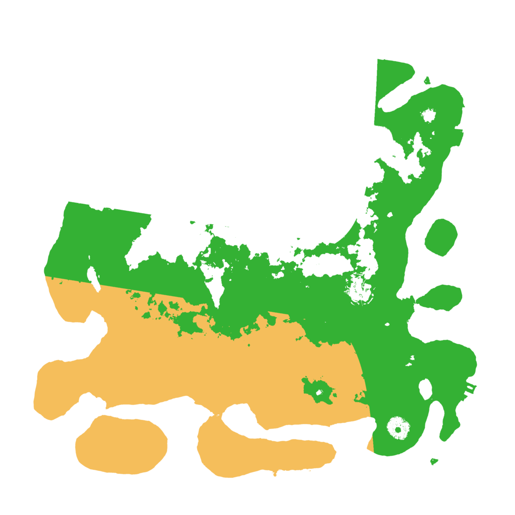 Biome Rust Map: Procedural Map, Size: 3500, Seed: 723207383