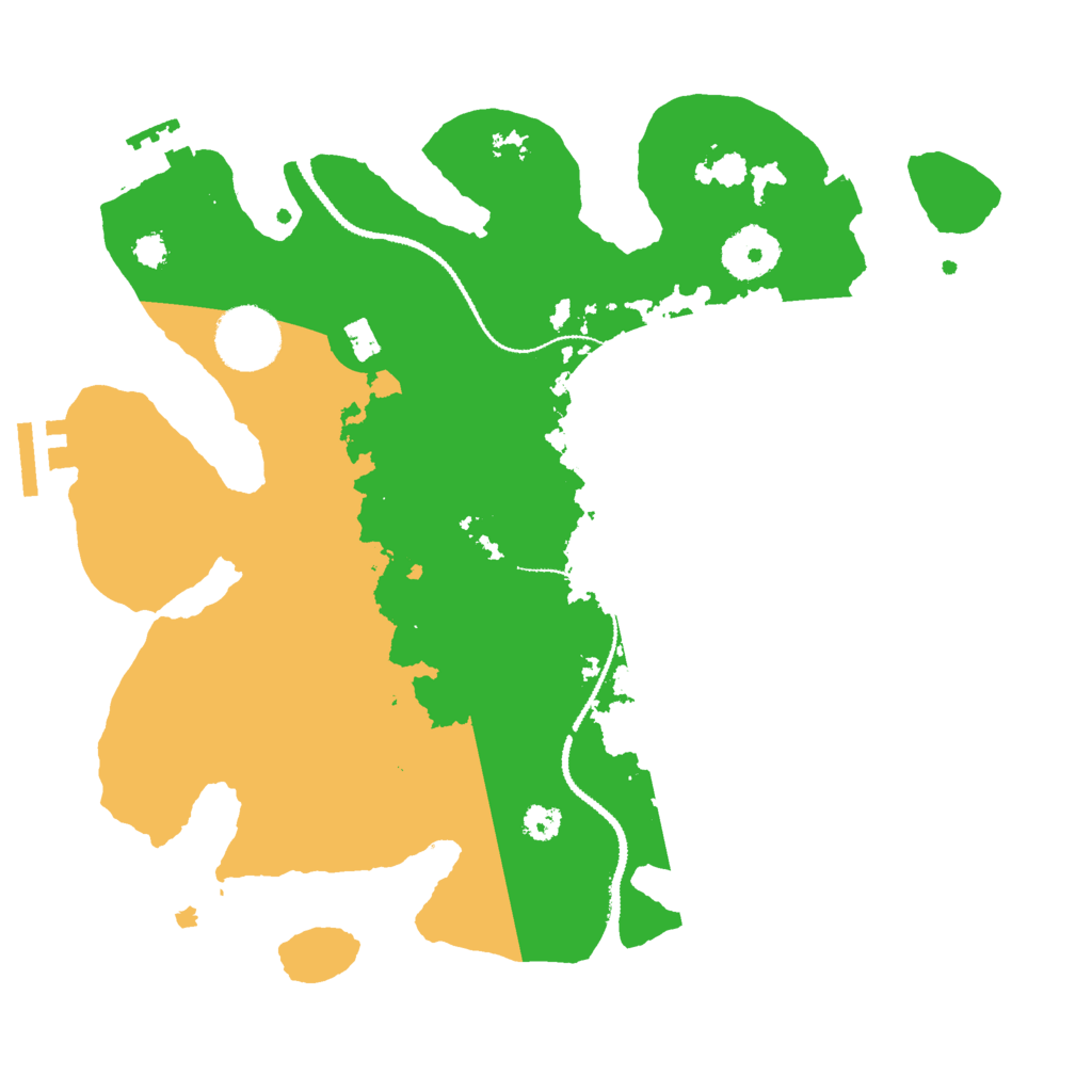 Biome Rust Map: Procedural Map, Size: 3000, Seed: 1527986733