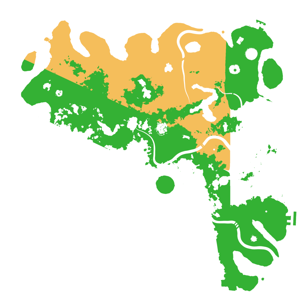 Biome Rust Map: Procedural Map, Size: 4500, Seed: 1332802360