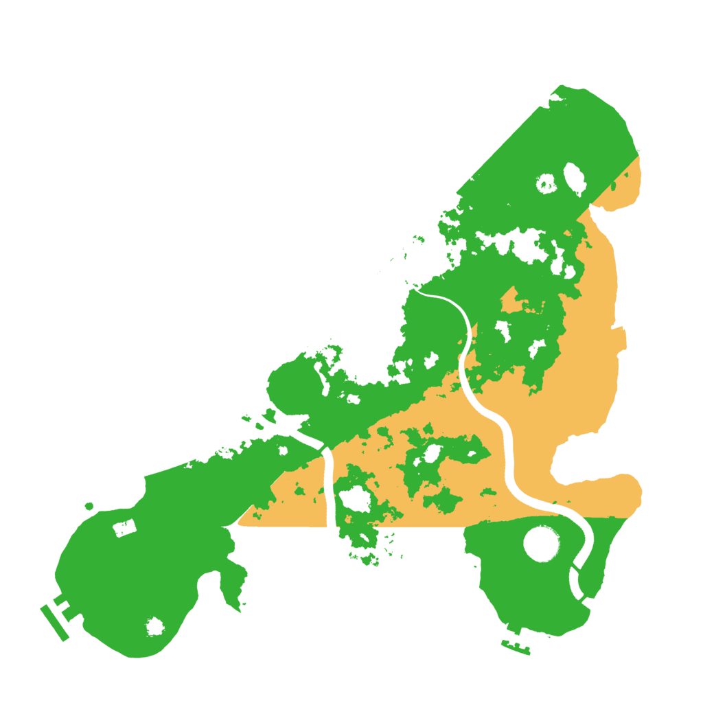 Biome Rust Map: Procedural Map, Size: 3500, Seed: 786720023