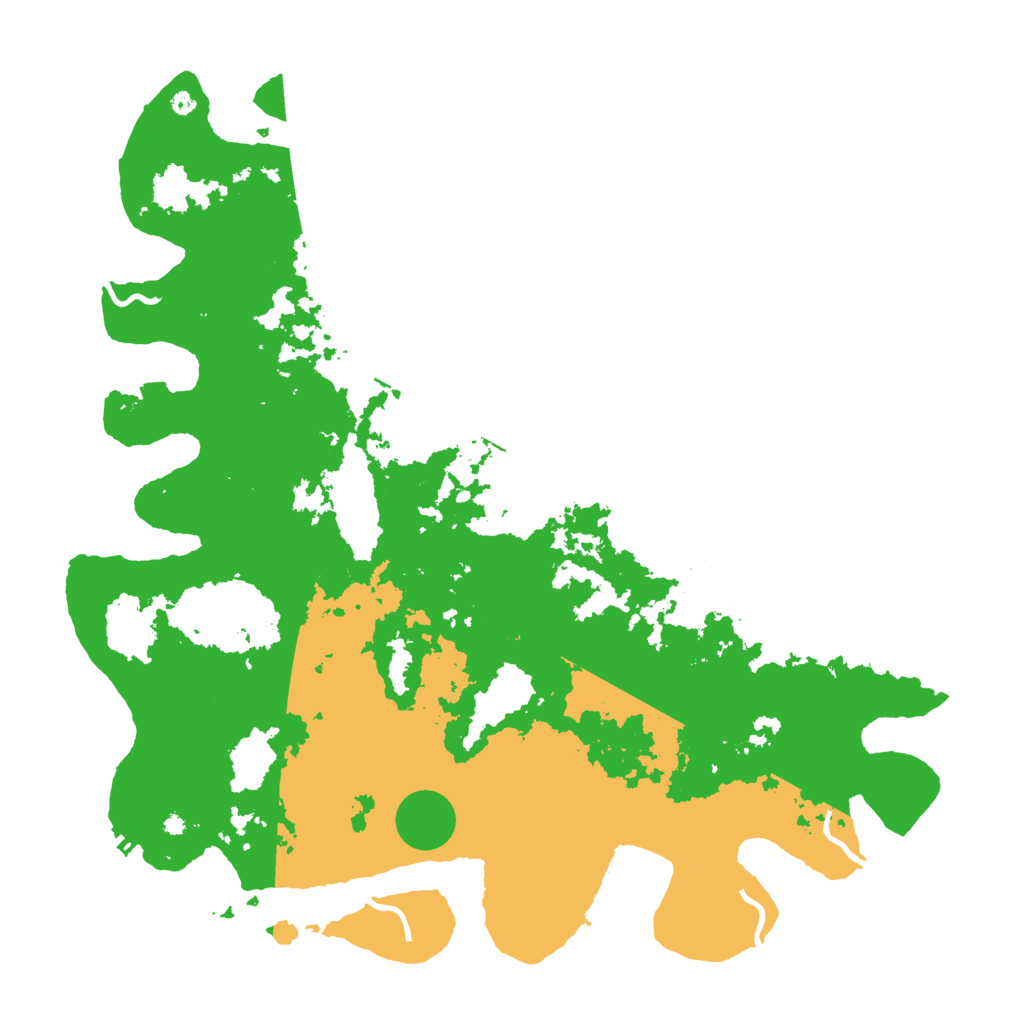 Biome Rust Map: Procedural Map, Size: 4500, Seed: 473432525