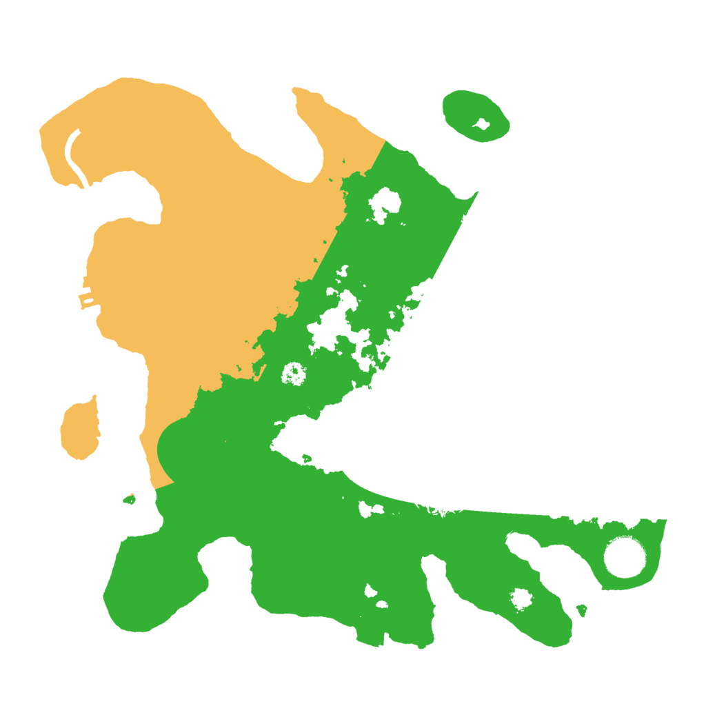 Biome Rust Map: Procedural Map, Size: 3000, Seed: 24025