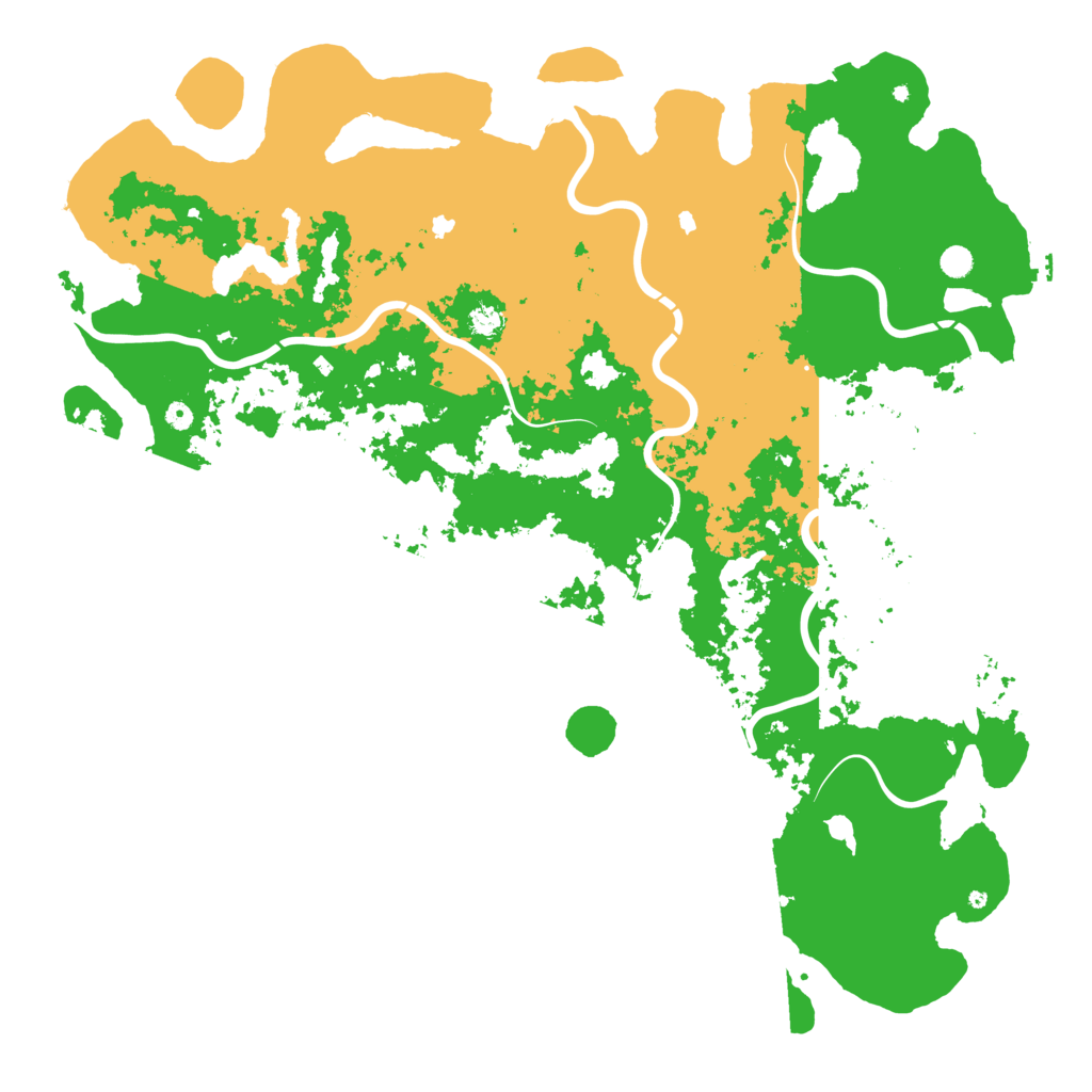 Biome Rust Map: Procedural Map, Size: 6000, Seed: 35556147