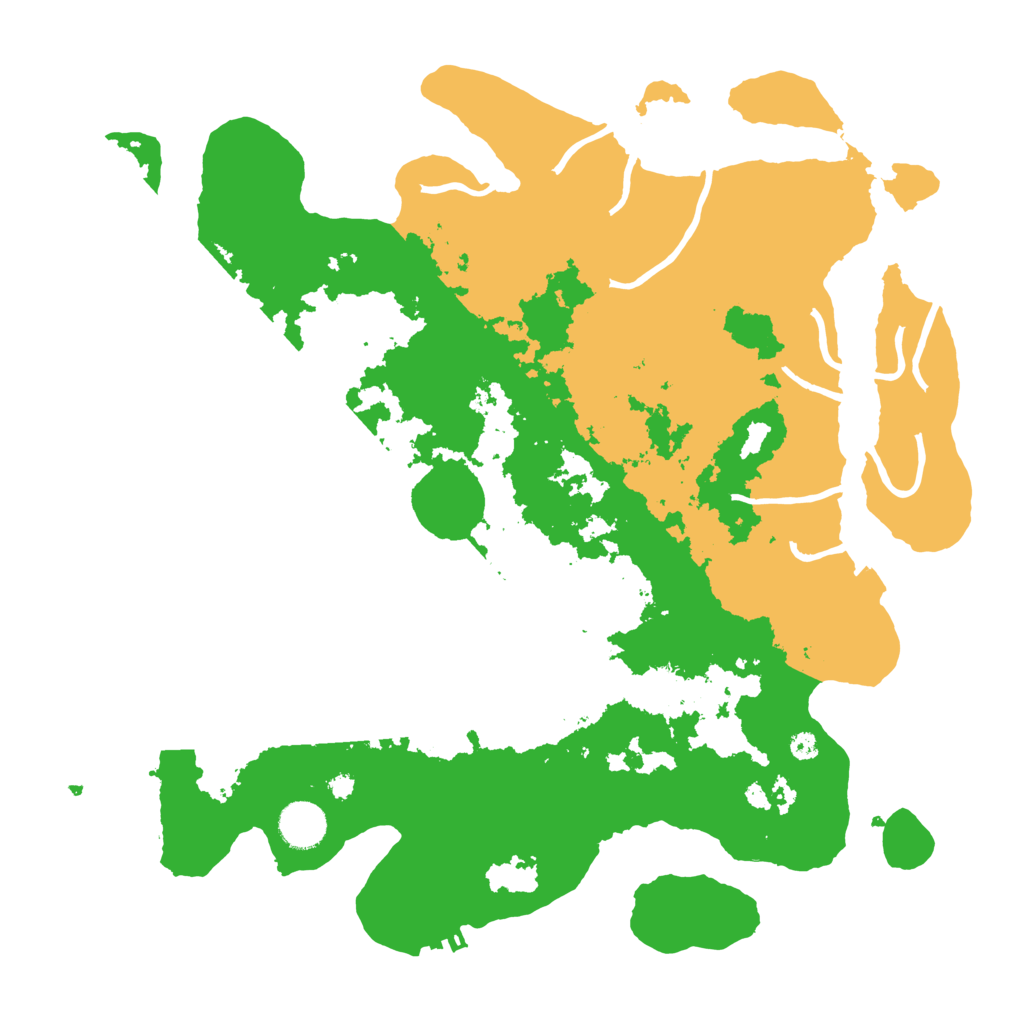 Biome Rust Map: Procedural Map, Size: 3800, Seed: 4171260