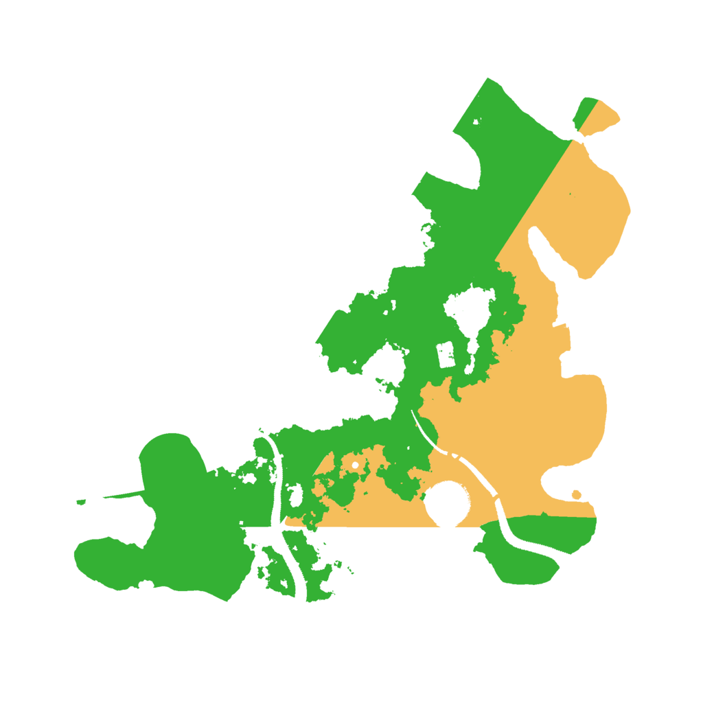 Biome Rust Map: Procedural Map, Size: 3000, Seed: 384792210