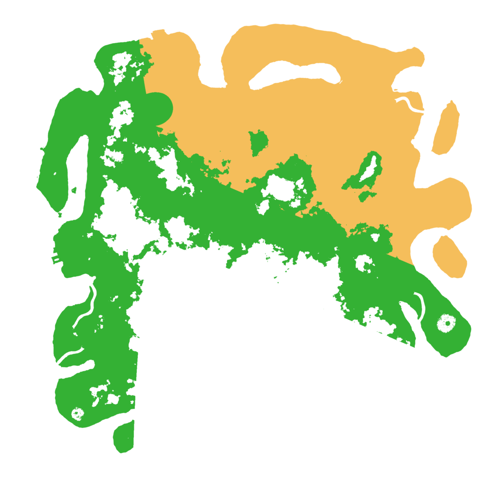 Biome Rust Map: Procedural Map, Size: 4200, Seed: 1232158616