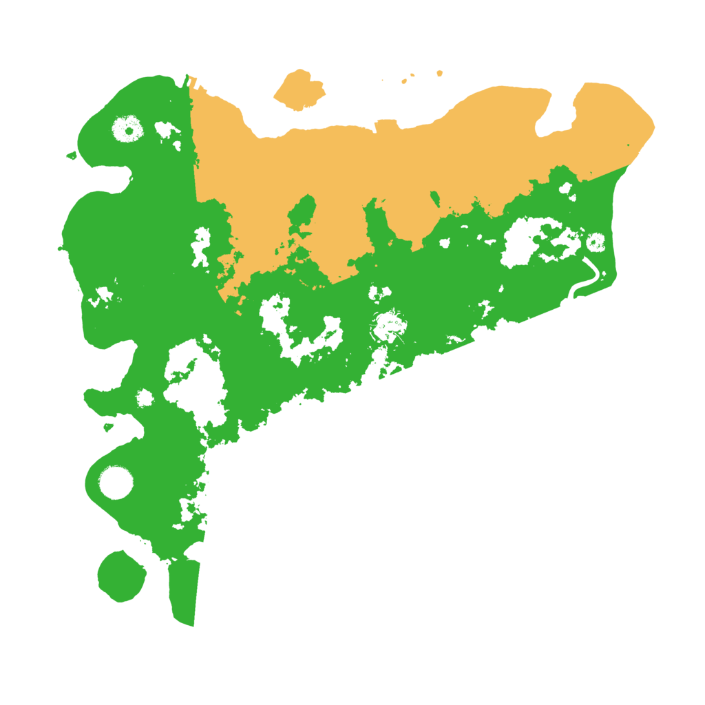 Biome Rust Map: Procedural Map, Size: 3700, Seed: 1432
