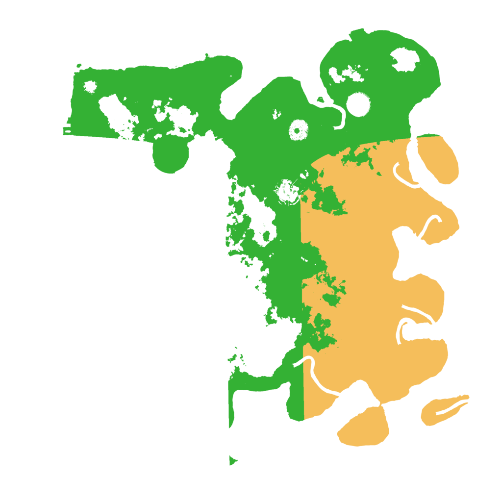Biome Rust Map: Procedural Map, Size: 3700, Seed: 1452