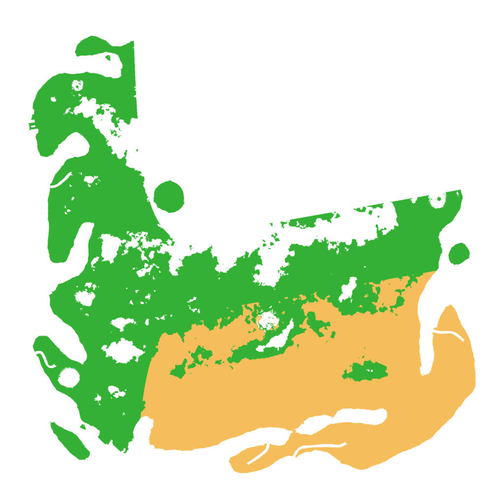 Biome Rust Map: Procedural Map, Size: 4500, Seed: 341380572