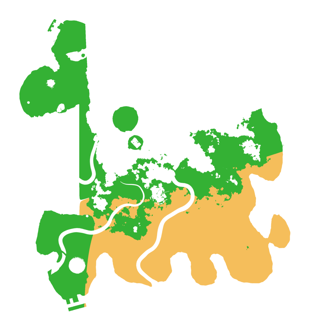 Biome Rust Map: Procedural Map, Size: 3500, Seed: 1199583407