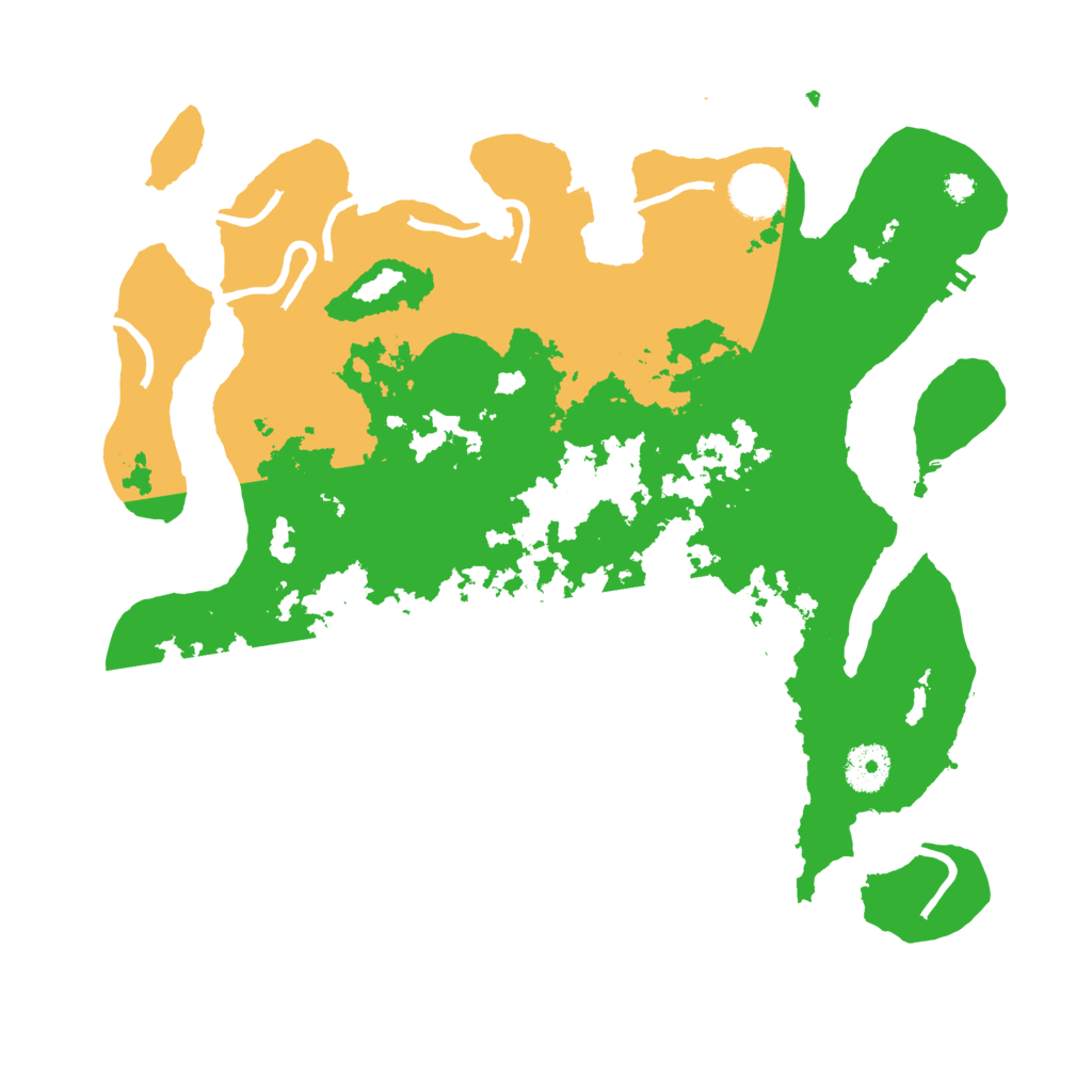 Biome Rust Map: Procedural Map, Size: 3500, Seed: 977766340