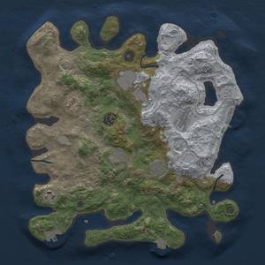 Thumbnail Rust Map: Procedural Map, Size: 3500, Seed: 1980415952, 15 Monuments