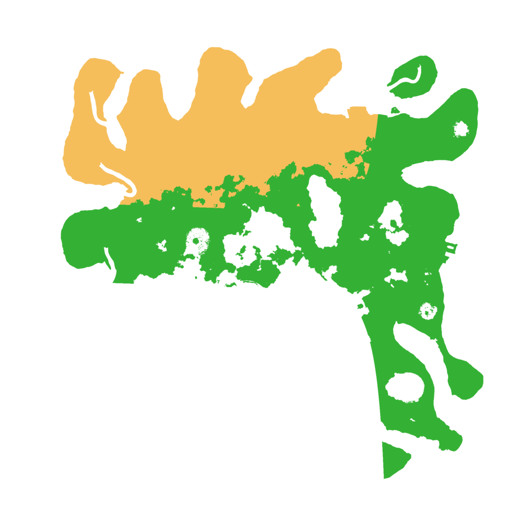 Biome Rust Map: Procedural Map, Size: 3200, Seed: 777777777