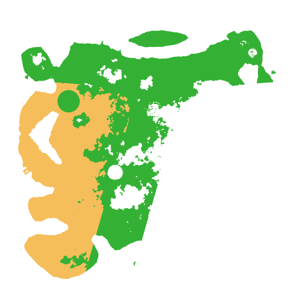 Biome Rust Map: Procedural Map, Size: 3600, Seed: 576513429