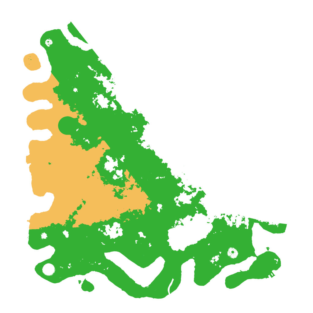 Biome Rust Map: Procedural Map, Size: 4500, Seed: 170174205