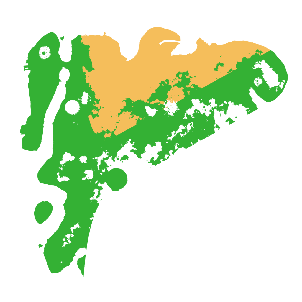 Biome Rust Map: Procedural Map, Size: 3700, Seed: 1807006072