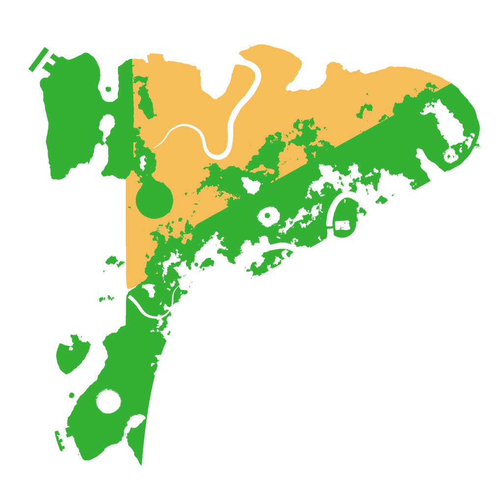 Biome Rust Map: Procedural Map, Size: 3700, Seed: 1807006072