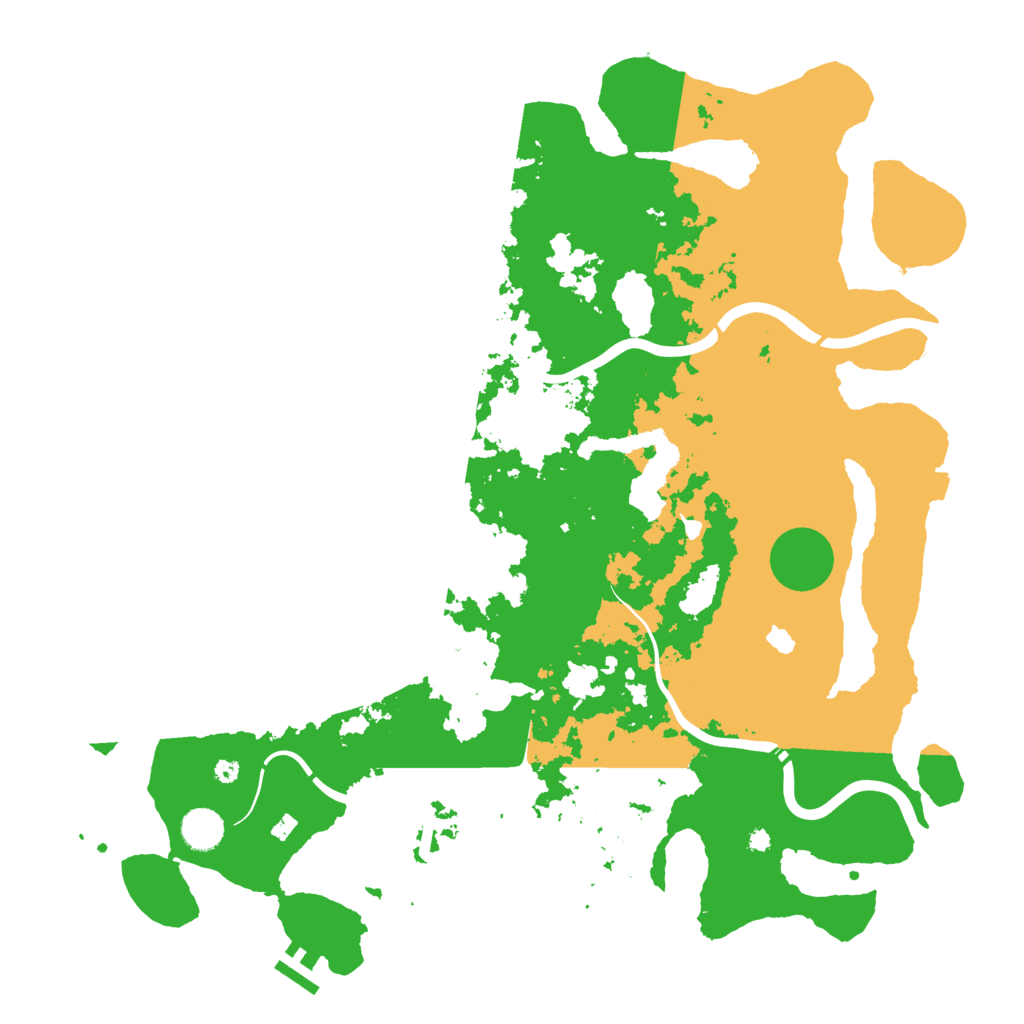Biome Rust Map: Procedural Map, Size: 4250, Seed: 552000775