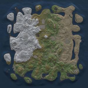 Thumbnail Rust Map: Procedural Map, Size: 4250, Seed: 552000775, 18 Monuments