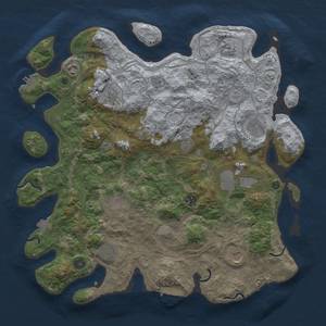 Thumbnail Rust Map: Procedural Map, Size: 4250, Seed: 81461056, 19 Monuments