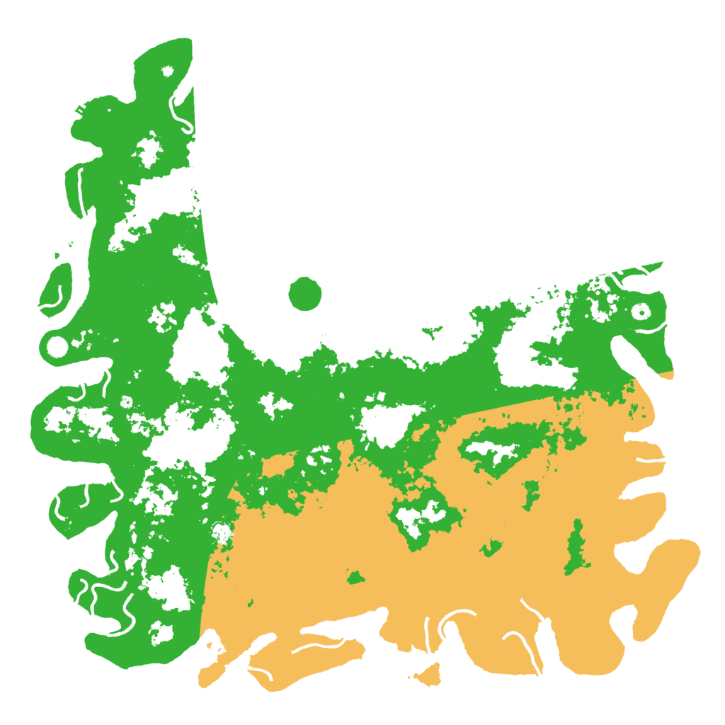 Biome Rust Map: Procedural Map, Size: 6000, Seed: 42402318