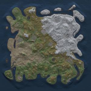 Thumbnail Rust Map: Procedural Map, Size: 4250, Seed: 61320368, 19 Monuments