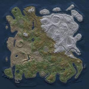 Thumbnail Rust Map: Procedural Map, Size: 4250, Seed: 61320368, 15 Monuments