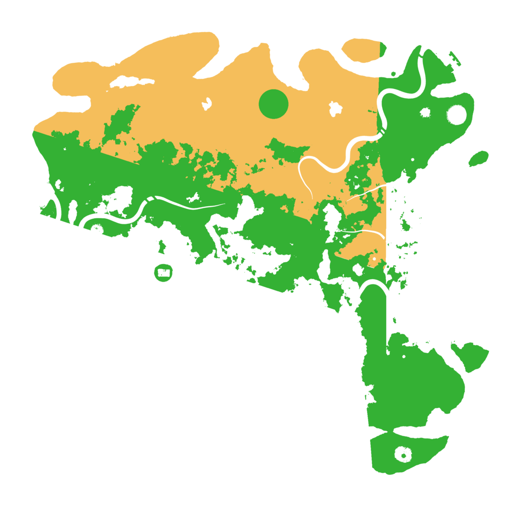 Biome Rust Map: Procedural Map, Size: 4600, Seed: 180120242