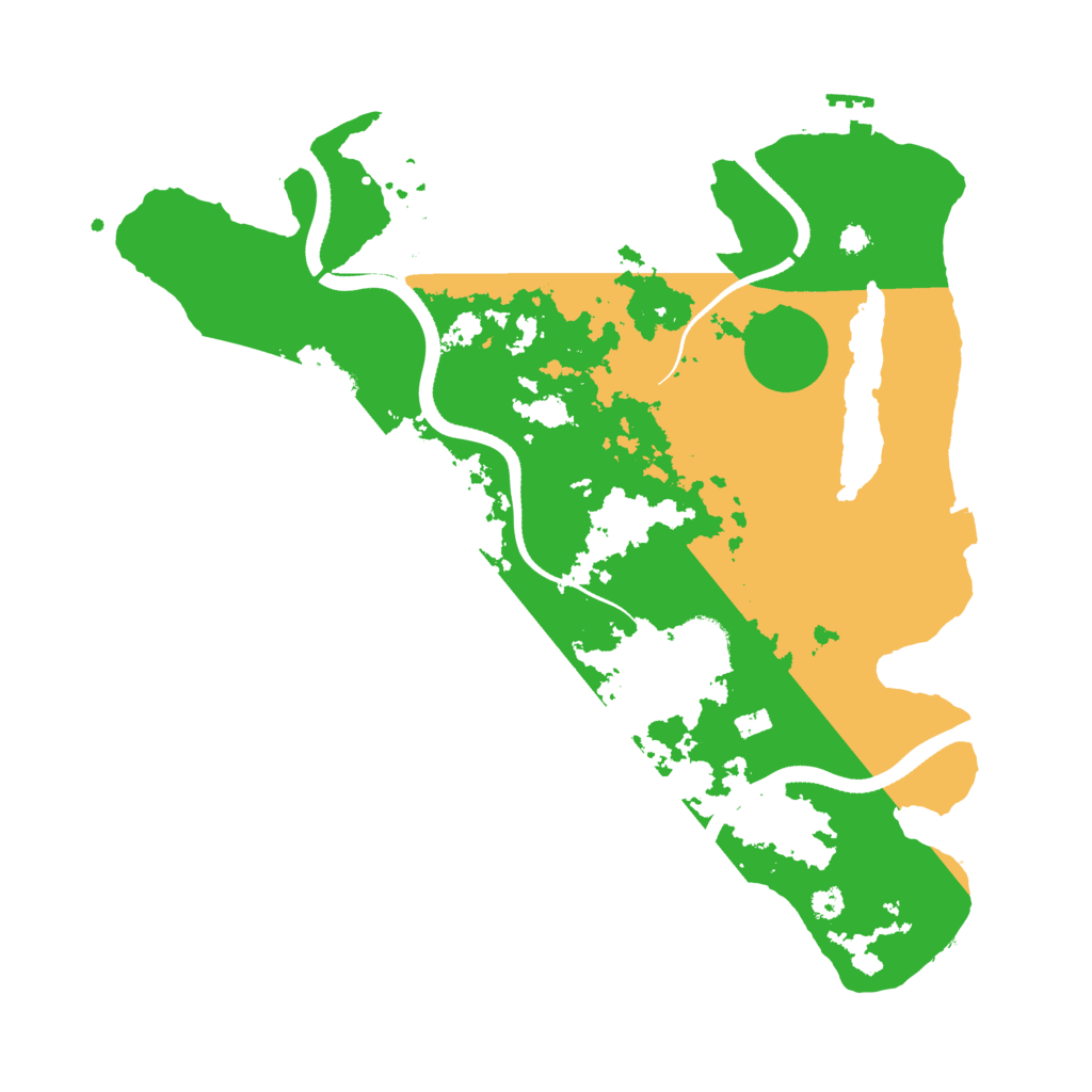 Biome Rust Map: Procedural Map, Size: 3450, Seed: 11053557