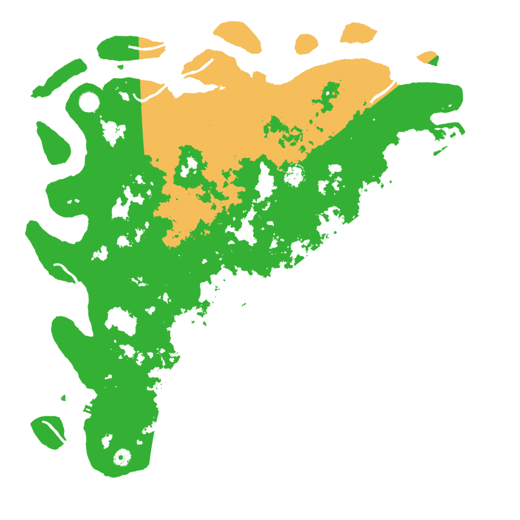 Biome Rust Map: Procedural Map, Size: 4500, Seed: 1839314896